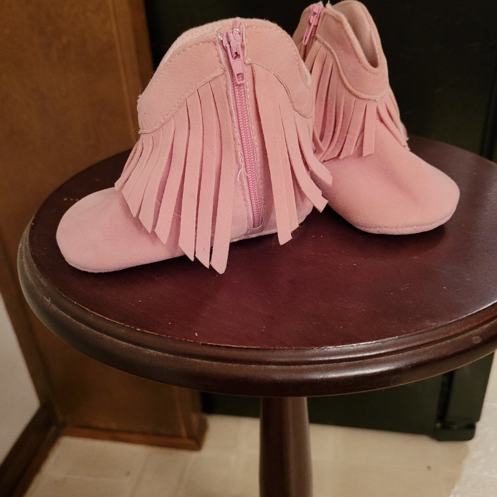 Baby Pink Boots